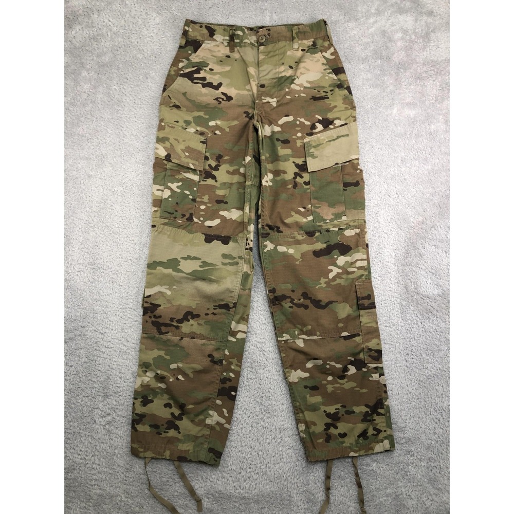 Military US Army OCP Pants Unisex S (30x31) Multicolor Camo Combat Cargo